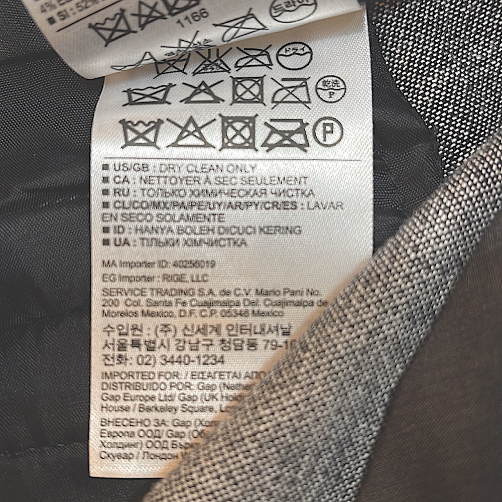 Banana Republic Sloan Gray Trousers 8P - Picture 10 of 10